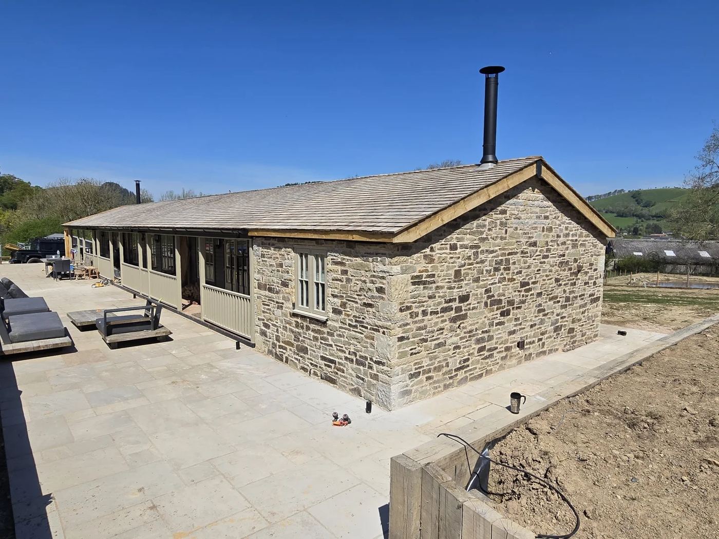 New build project, Newcastle on Clun