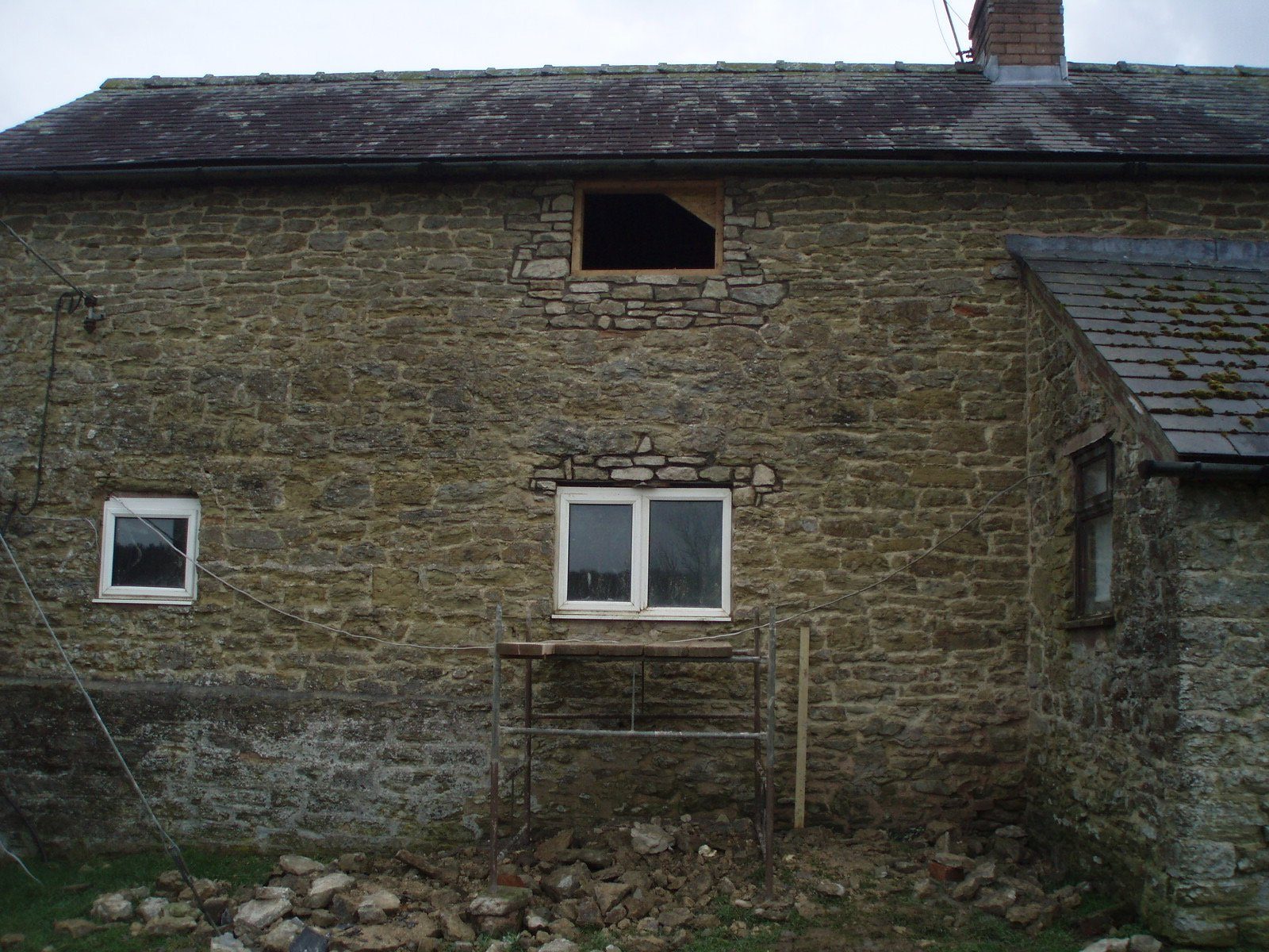 Before: cottage restoration